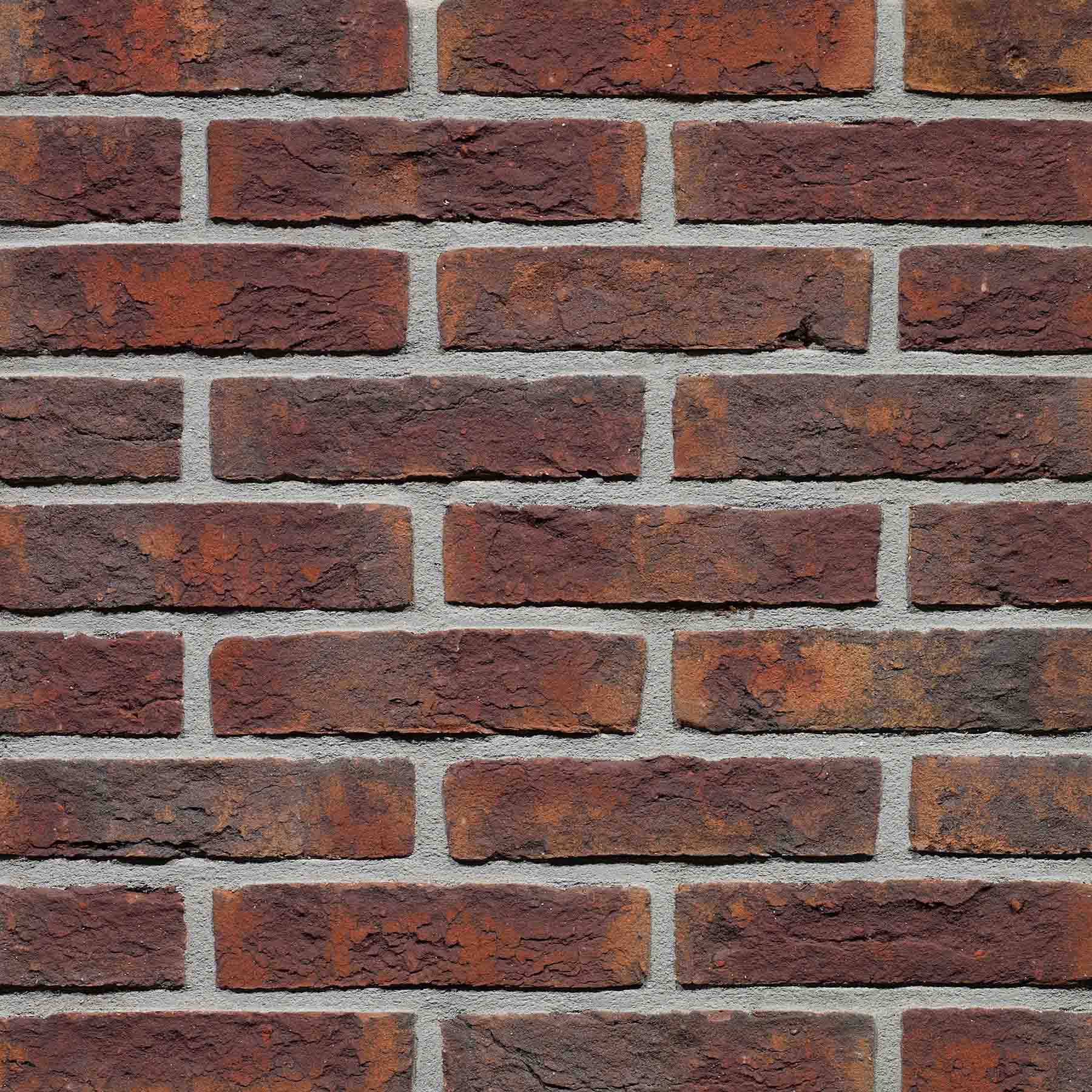 Gevelsteen MF1042 HV WF Rood Zwart Genuanceerd