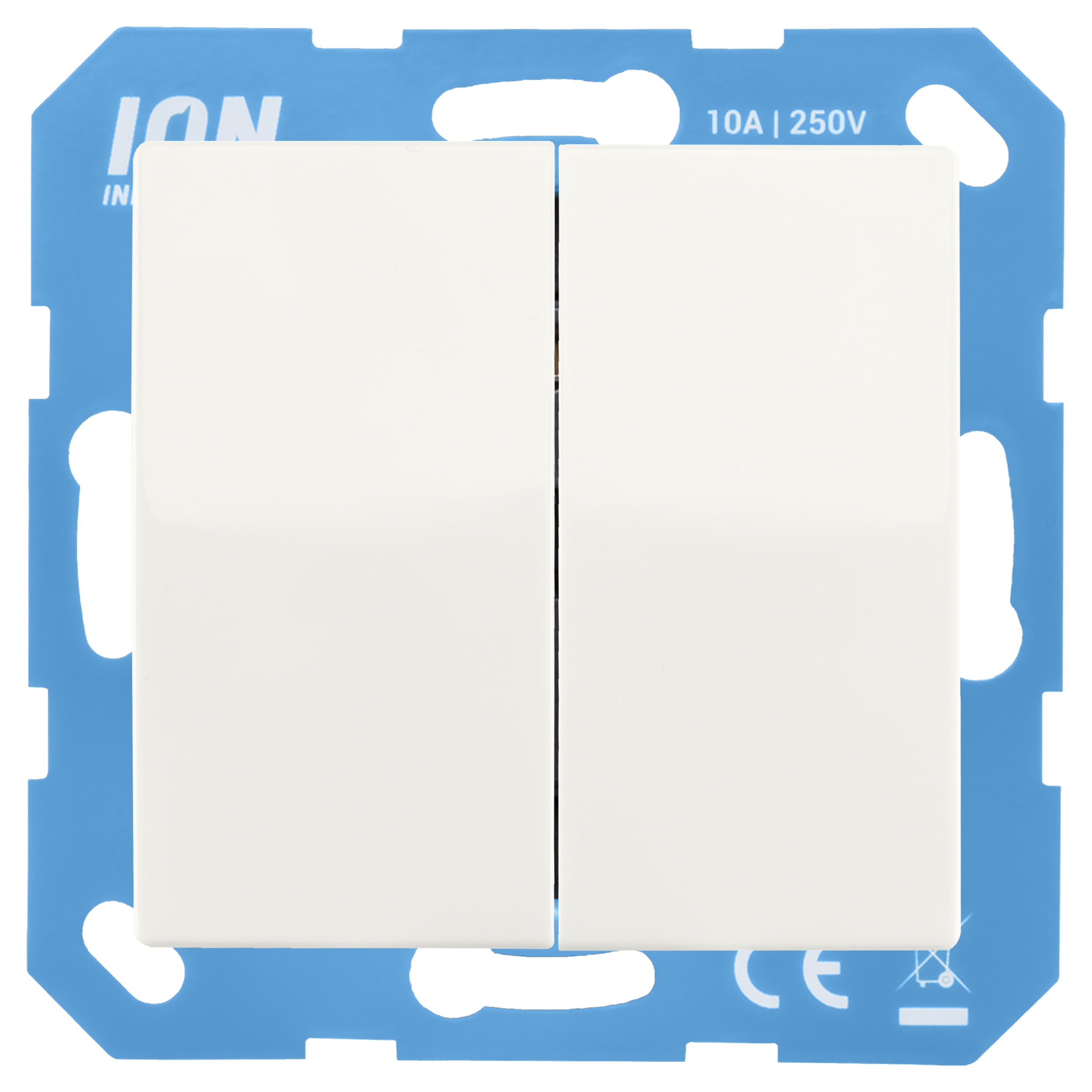 ION Industries V1/J1 Wissel-/Wisselschakelaar Inbouw Alpinewit