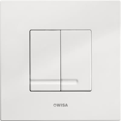 Procasa Duo Sky Bedieningsplaat Dualflush Kunststof Wit