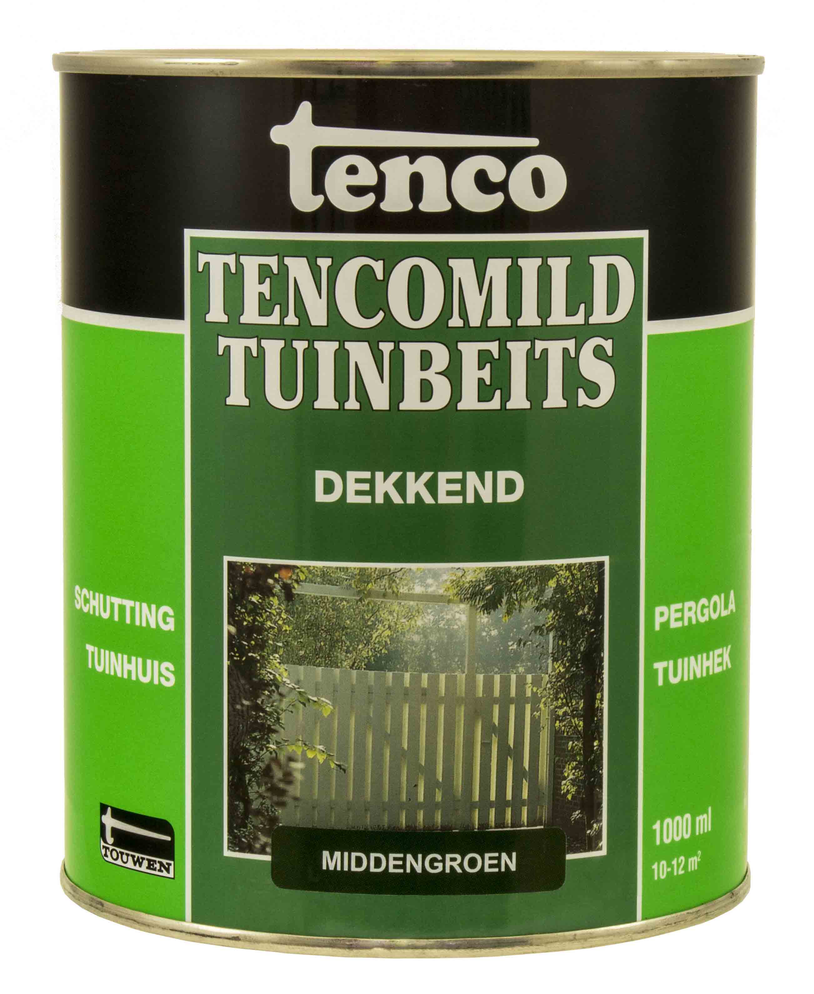 Tencomild Tuinbeits Dekkend 1L Middengroen