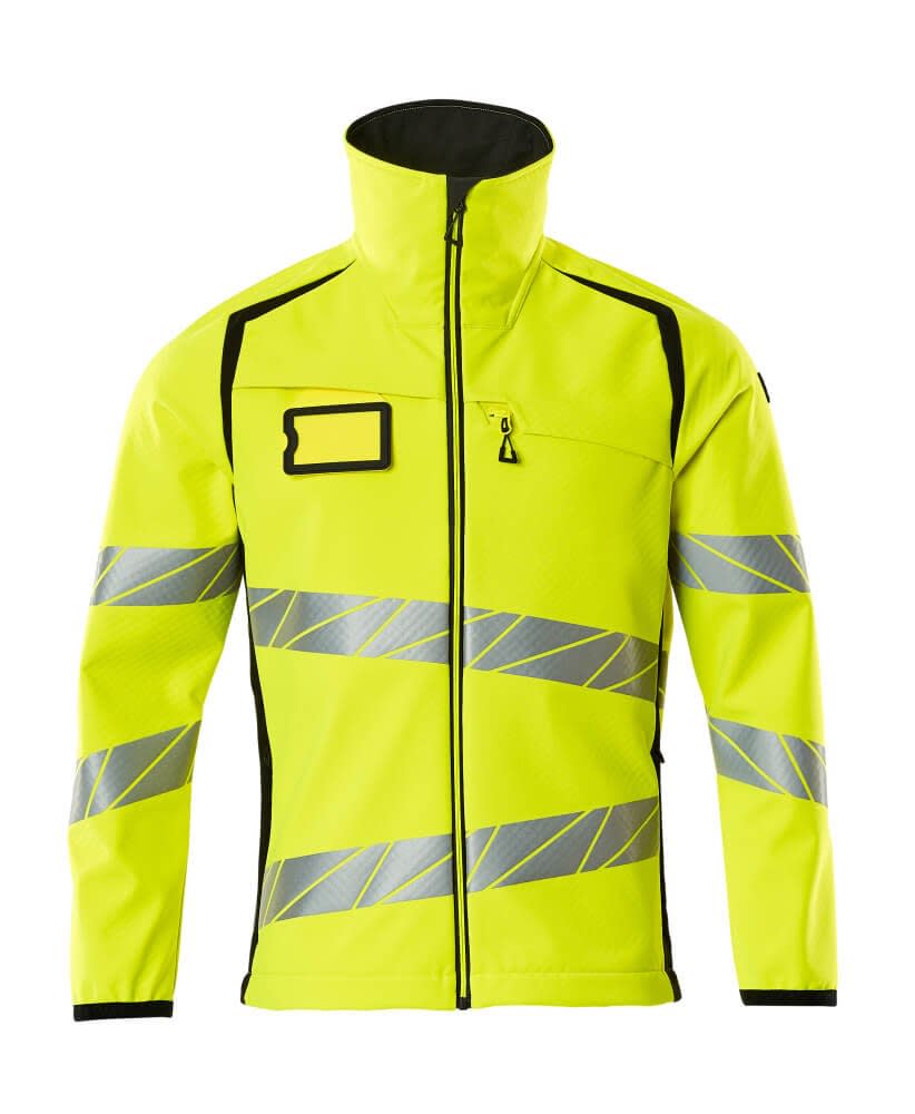 Mascot Jack Accelerate Safe Softshell Maat M Fluorescerend Geel/Zwart