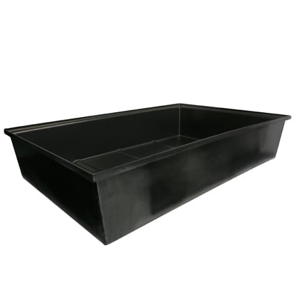 Milieubak 120x80x4,5cm Zwart