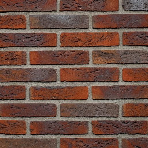 Gevelsteen NG1057 HV WF Rood Blauw Genuanceerd