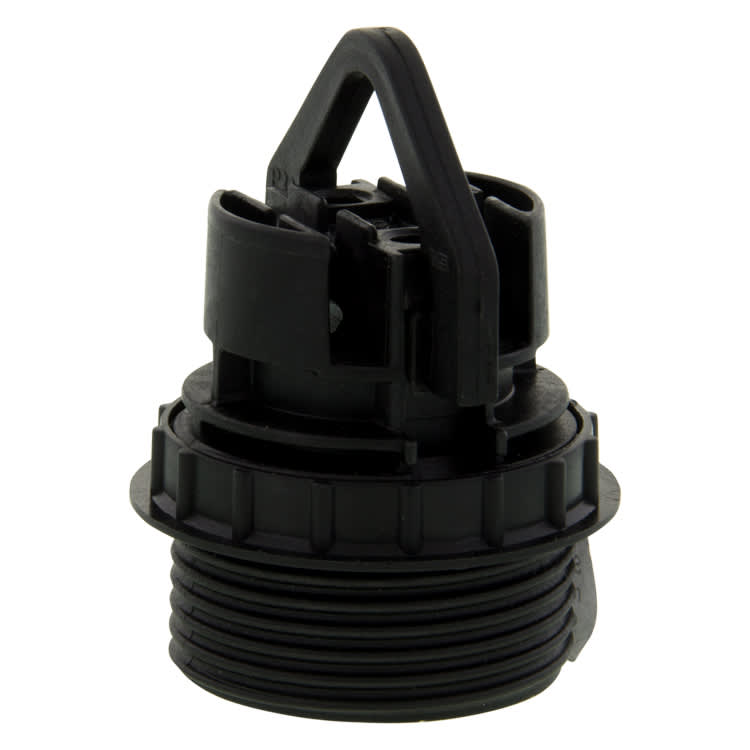 Schroefrandfitting E27 met Ring Zwart 0158085