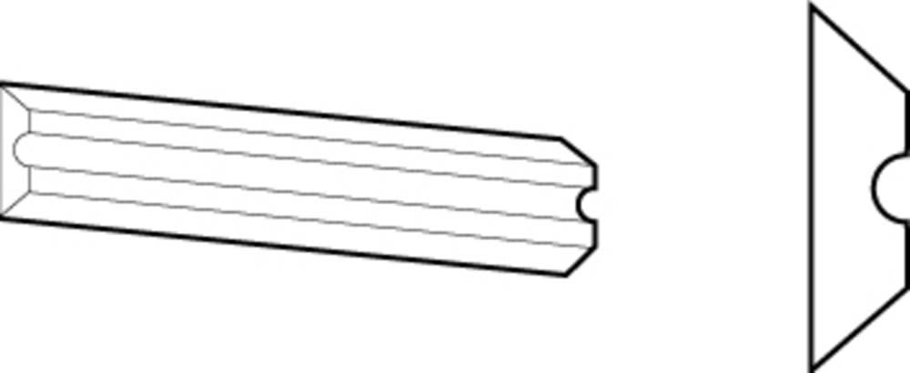 Trasco Reservemesje Voor Schaafmes 82mm 2st