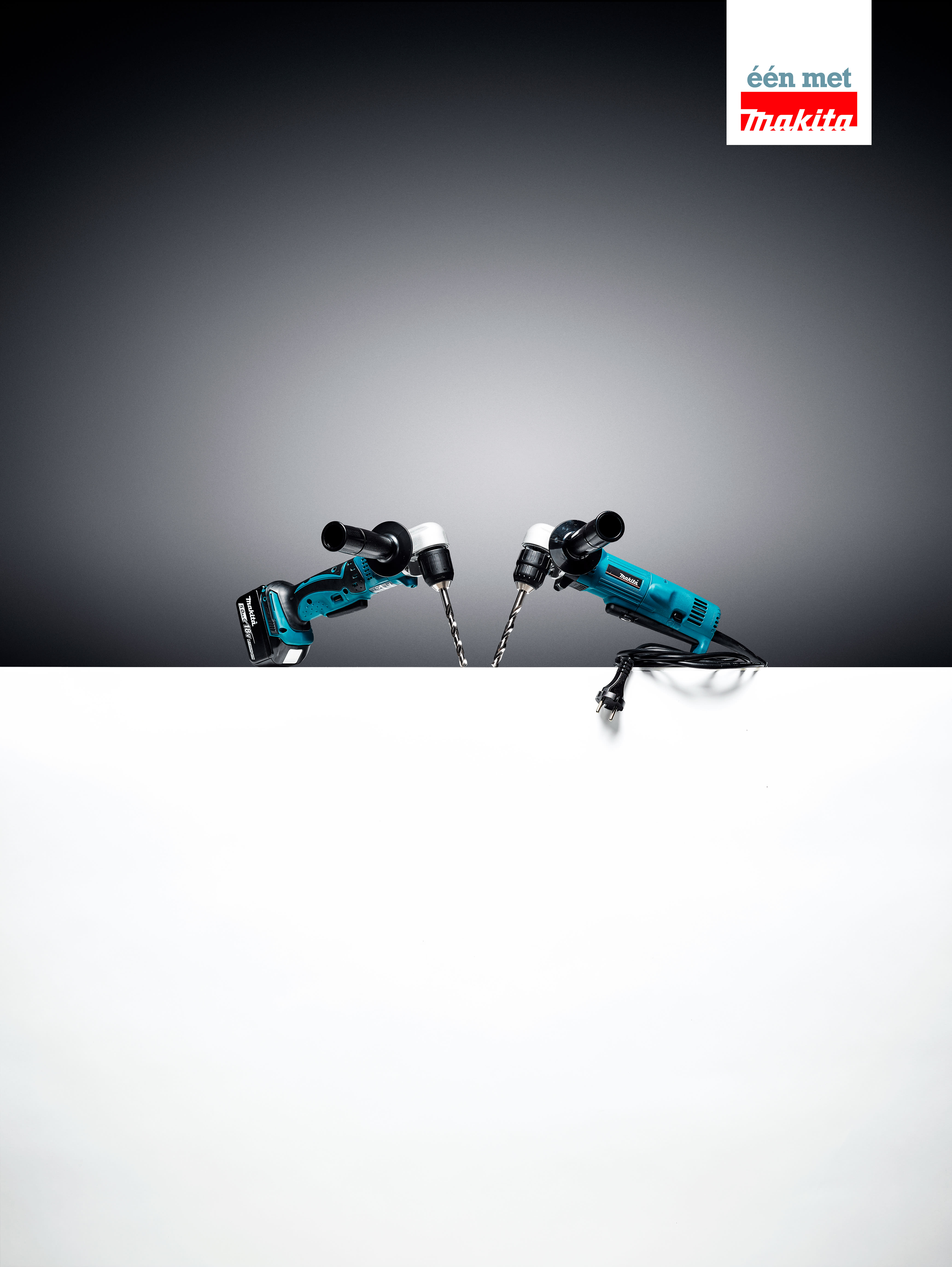 Product afbeelding voor Makita Accu Haakse Boormachine DDA350ZJ 18V