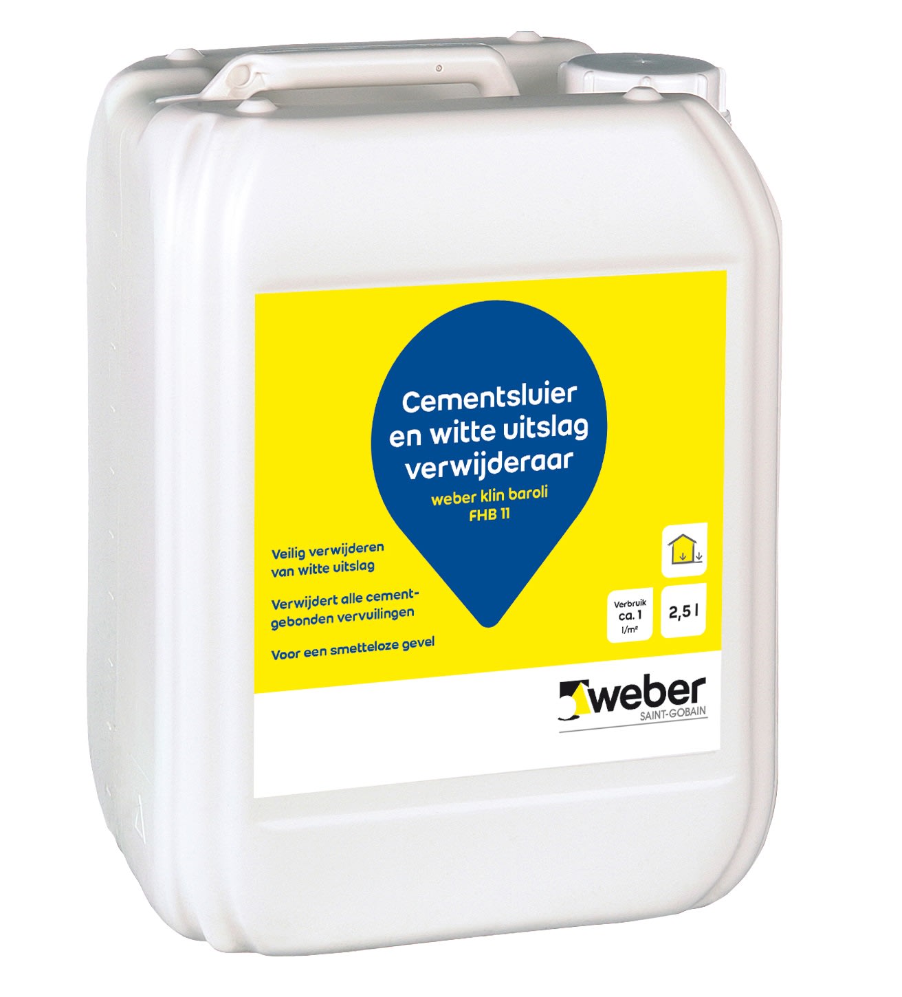 Weber Klin Baroli FHB 11 Witte Uitslag Verwijderaar 2.5L