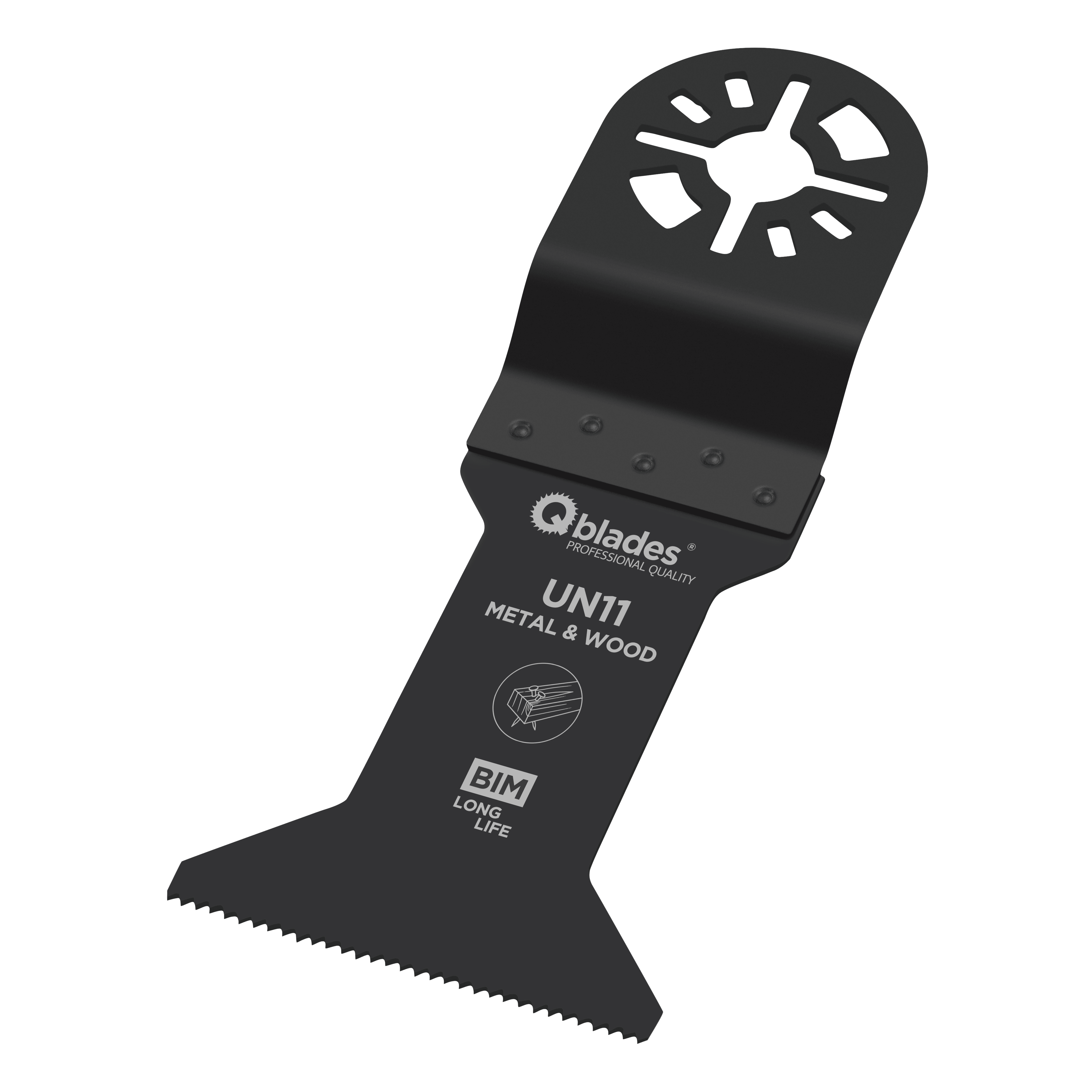 Qblades Multitoolzaagblad UN11 45x60mm Bi-Metaal 1st