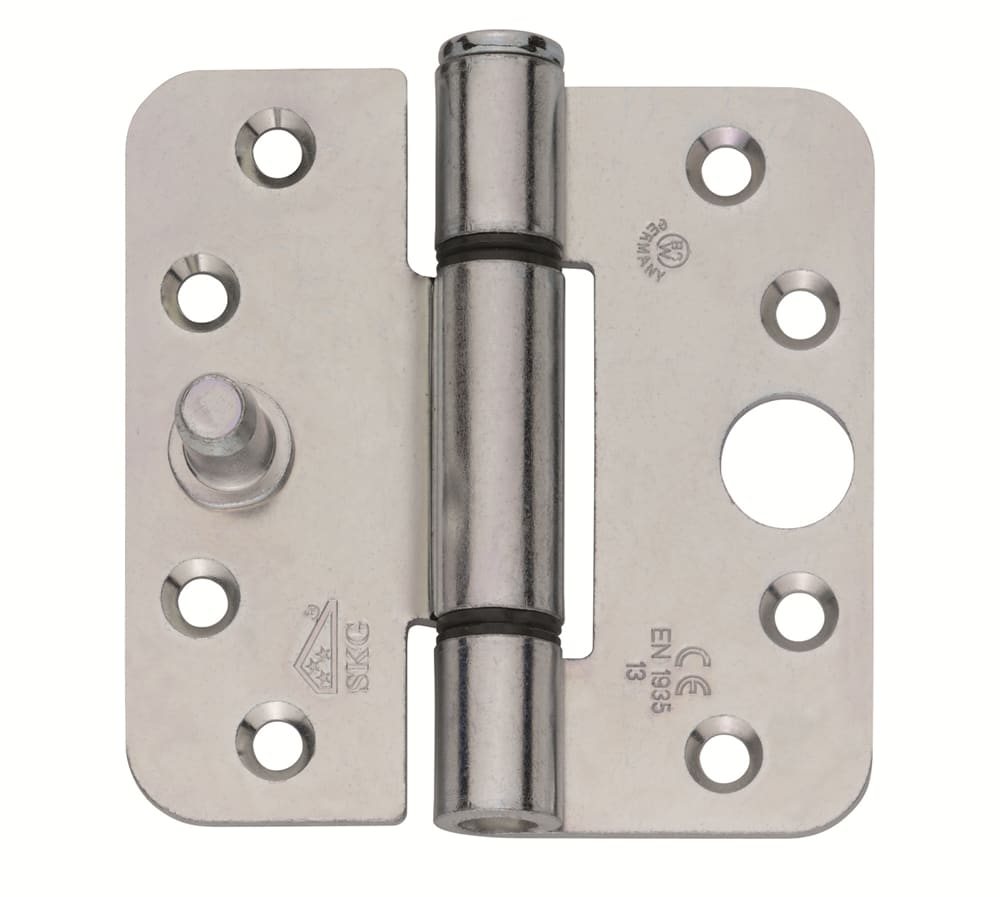 BSW Veiligheidsglijlagerscharnier RD 818 89x89x3mm Afgerond