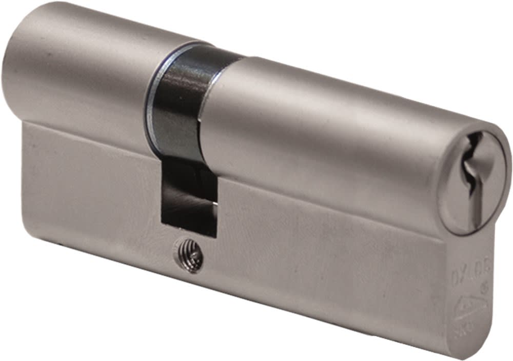 Oxloc Profielcilinder O5 Dubbel 30/45mm Staal Vernikkeld Mat SKG2