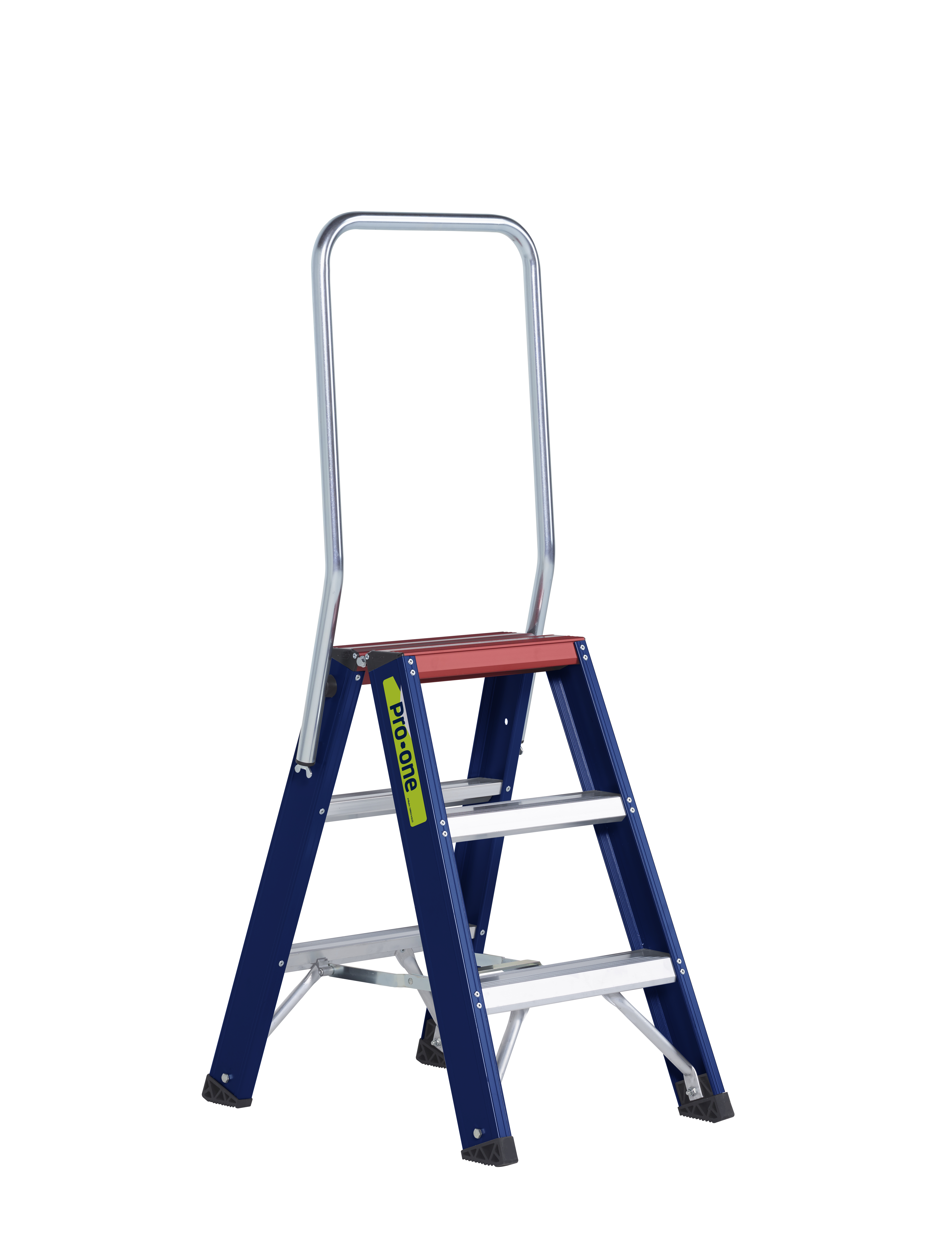 ProOne Trap DO3 Dubbel Oploopbaar 2x3 Treden Met Beugel