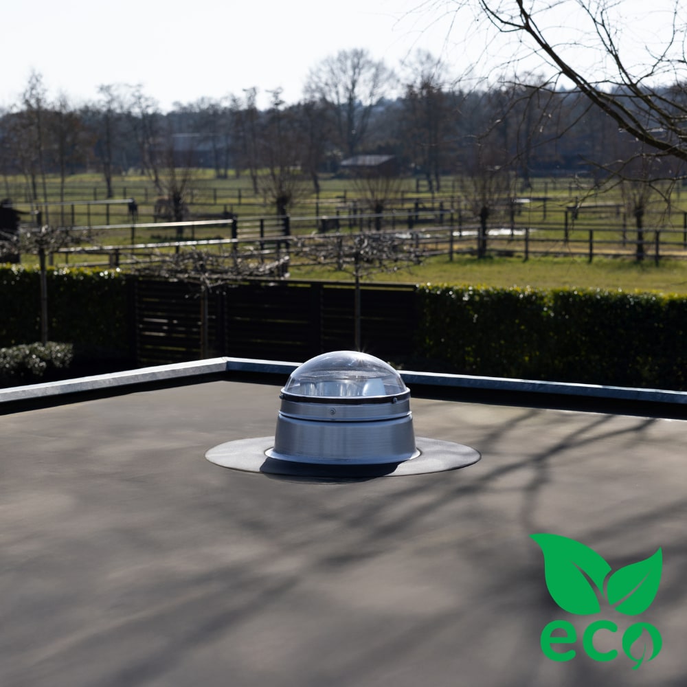 Product afbeelding voor Powerdaylight 35cm Eco Plat Dak Buitenzijde