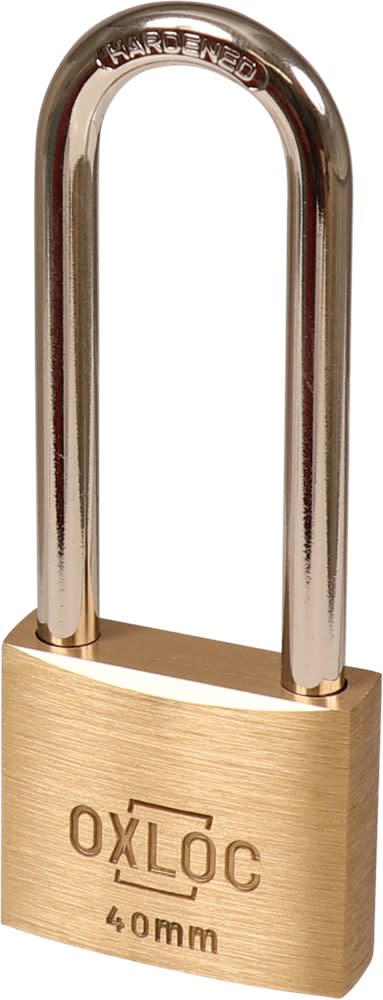 Oxloc Hangslot Verschillend Sluitend 40mm Staal Met 2 Sleutels Met Hoge Beugel