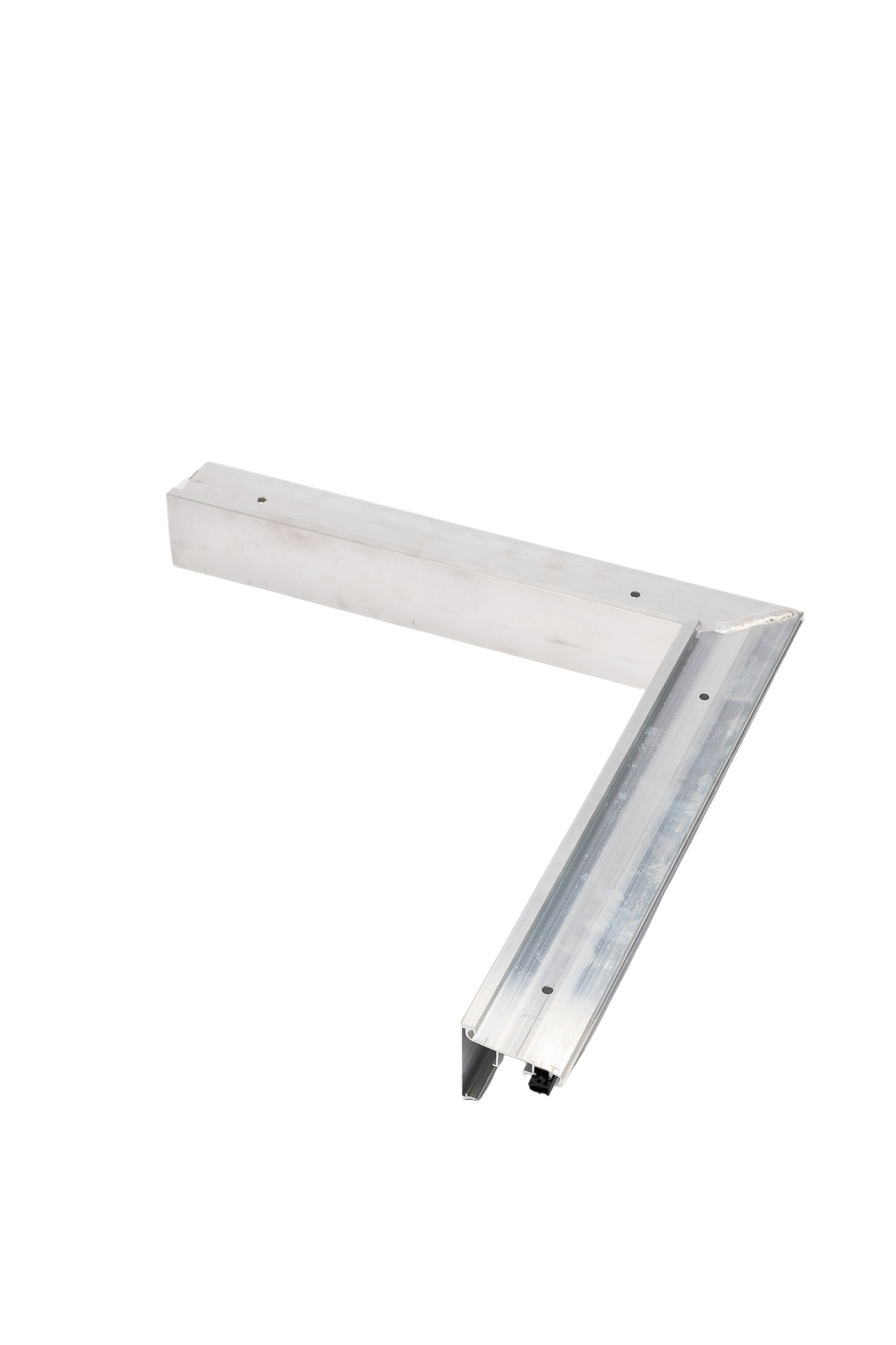 Product afbeelding voor BossCover Binnenhoek Met Afdichtingsband 60x400x400mm Aluminium Inclusief Bevestiger