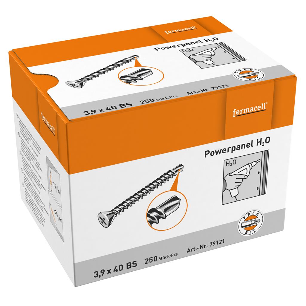 Fermacell Gipsplaatschroef Powerpanel H2O 3,9x40mm 250st