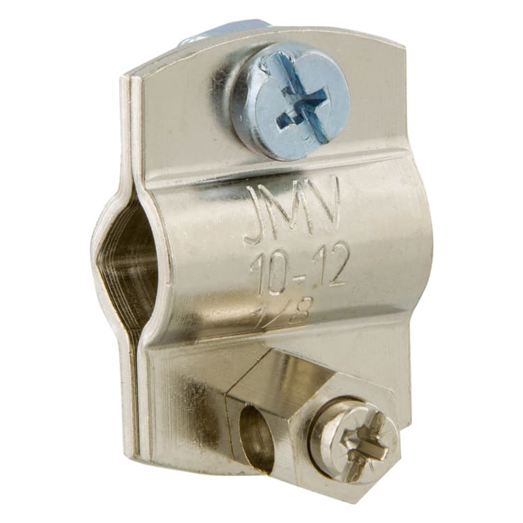 Product afbeelding voor Aardklem 1/8" 10-12mm Vernikkeld