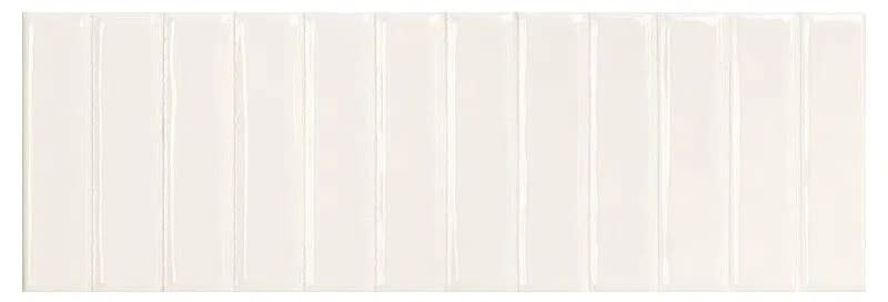 Wandtegel Casablanca White 10x30cm 10mm Mat
