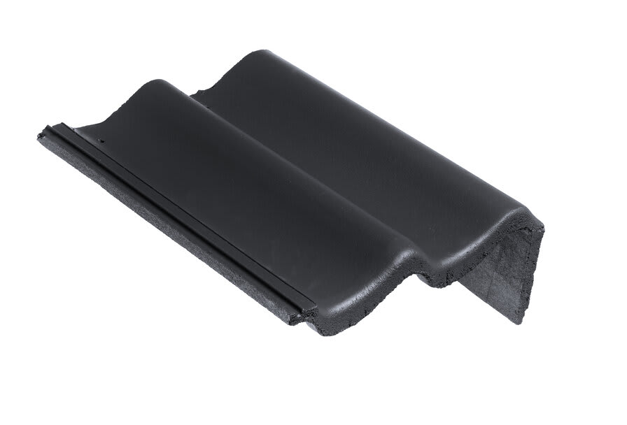 Monier Sneldek Classic Novo+ Gevelpan Rechts Zwart Novo+