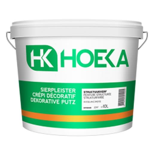 Hoeka Structuurverf Binnen 10L Wit