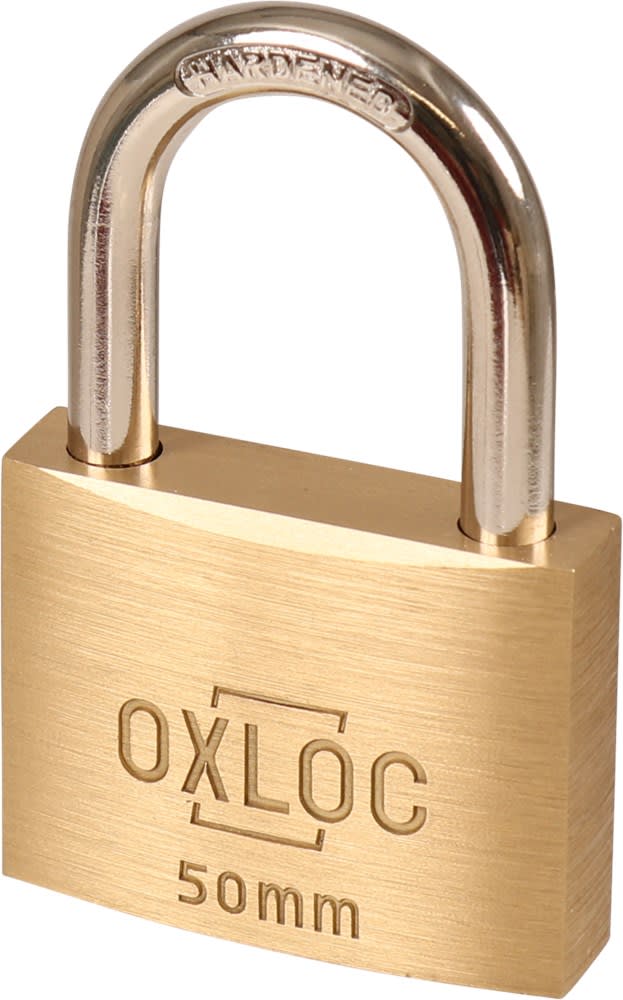 Oxloc Hangslot KA 5001 Gelijksluitend 50mm Staal Met 2 Sleutels