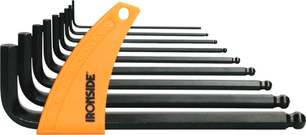 Ironside Inbussleutelset 1.5-10mm 9-delig In Houder
