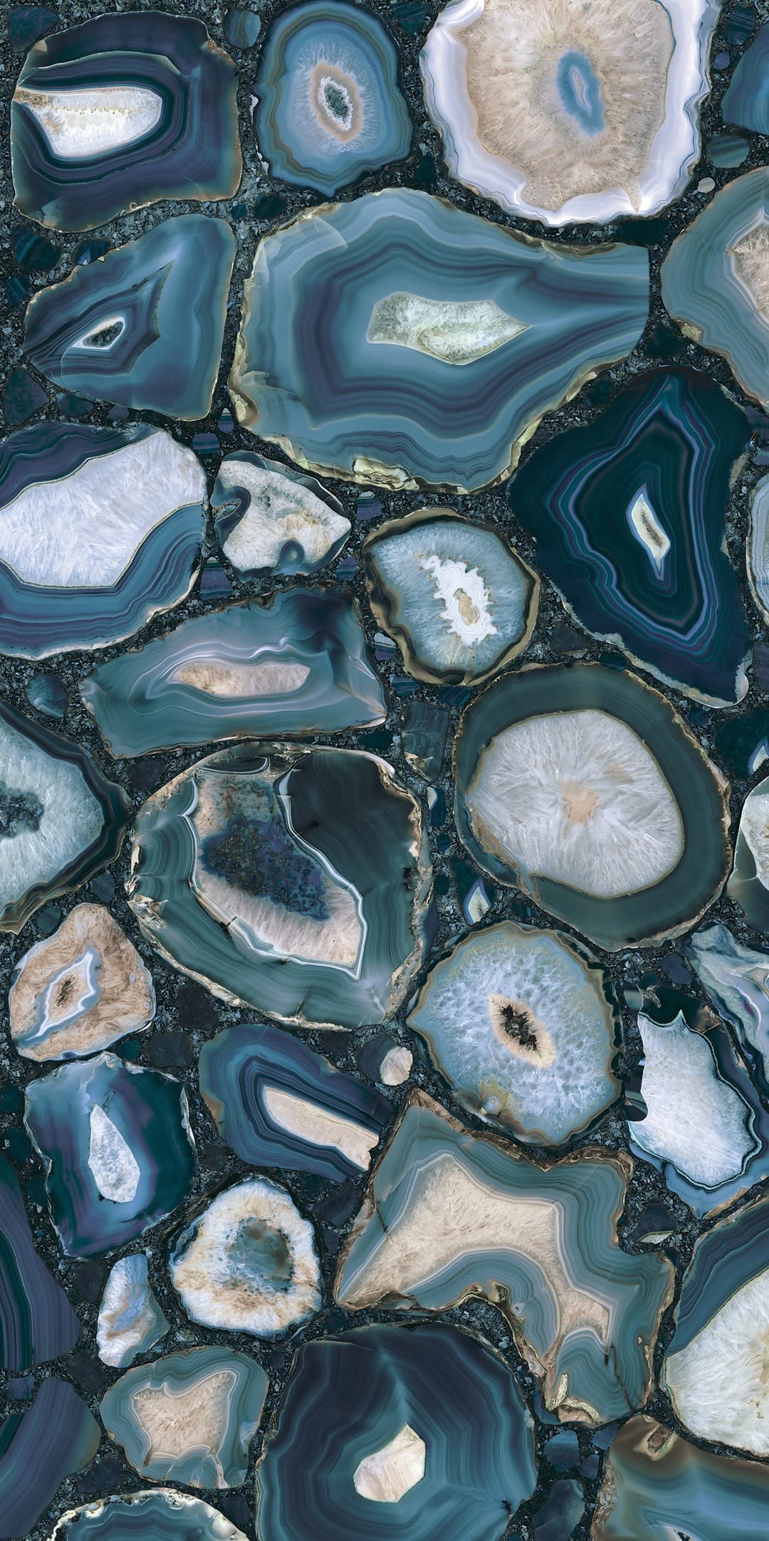 Product afbeelding voor Decortegel Mystic Luxe Indigo Gold 60x120cm 6mm Gesatineerd Gerectificeerd