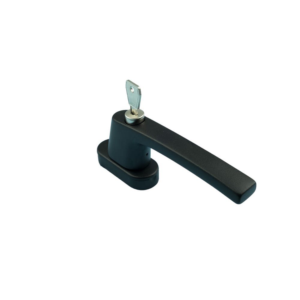 Product afbeelding voor AMI Veiligheidsraamsluiting 812 Met Nok/Cilindersluiting Aluminium Zwart