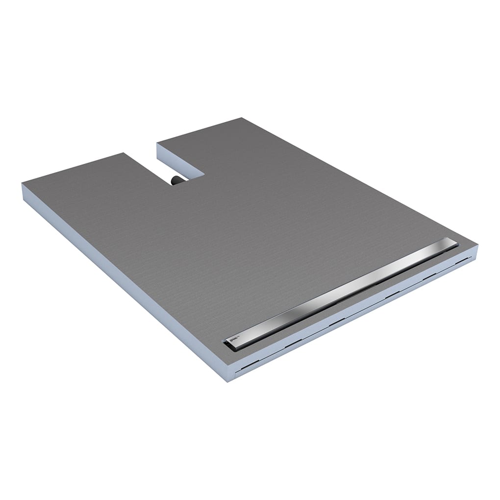 Product afbeelding voor Wedi Fundo Plano Linea 900x900x70mm Sleuf 300mm