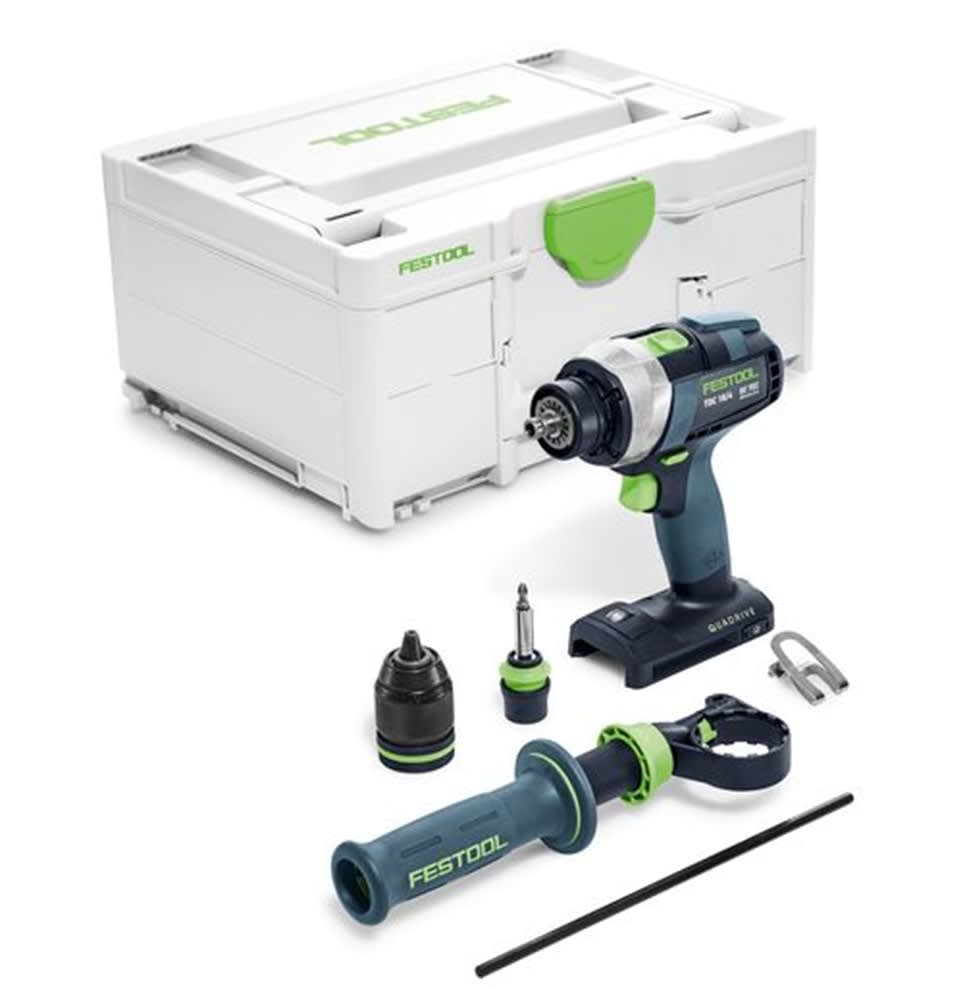 Product afbeelding voor Festool Accu Schroefboormachine TDC 18/4 I-Basic QUADRIVE