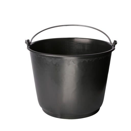 Bouwemmer 13L Zwart