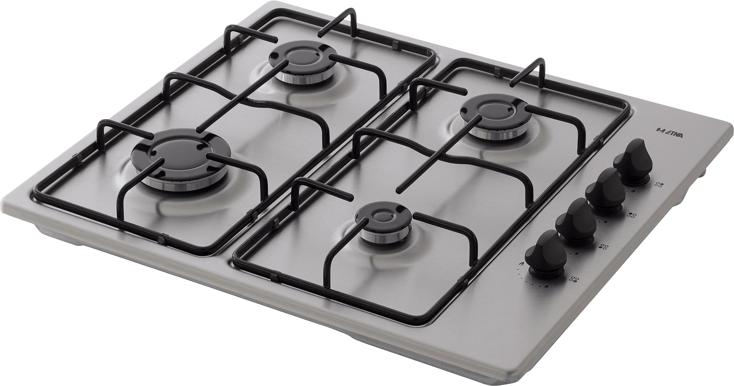 Product afbeelding voor ETNA Gaskookplaat T106VRVSA 58cm RVS