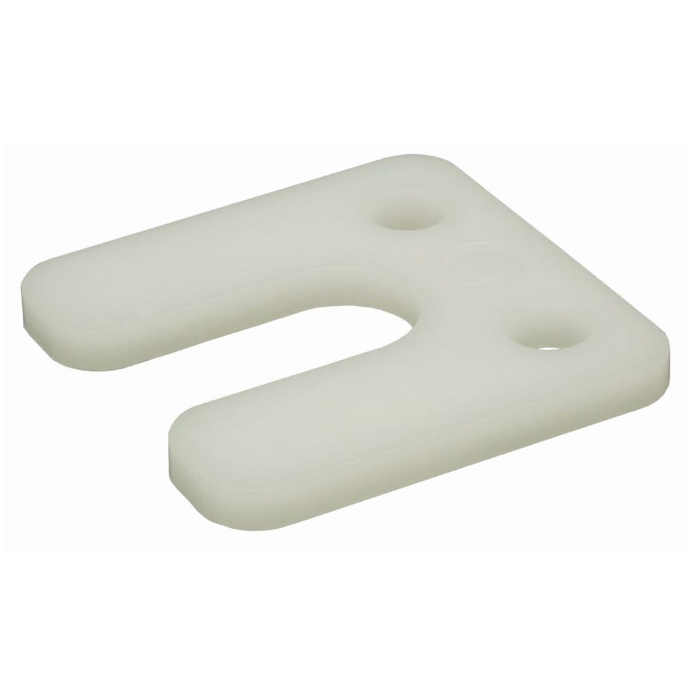 GB Drukplaat Met Sleuf 6mm Kunststof Transparant 48st 34746B