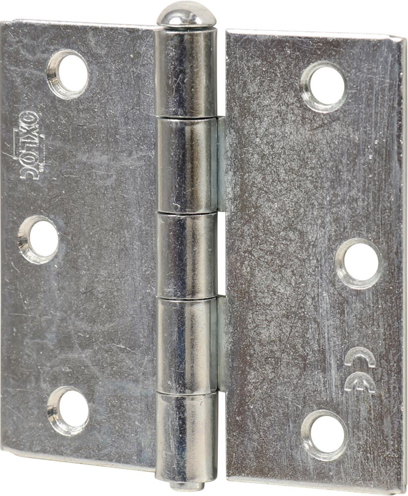 Oxloc Scharnier Rechte Hoeken 76x76mm Elektrolytisch Verzinkt 1st