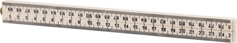 Kelfort Duimstok Kunststof 1m Wit