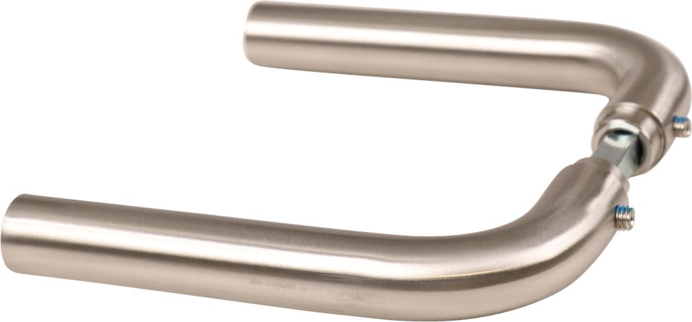 Oxloc Veiligheidsdeurkruk Breda L-Model Omkeerbaar RVS Mat Paar