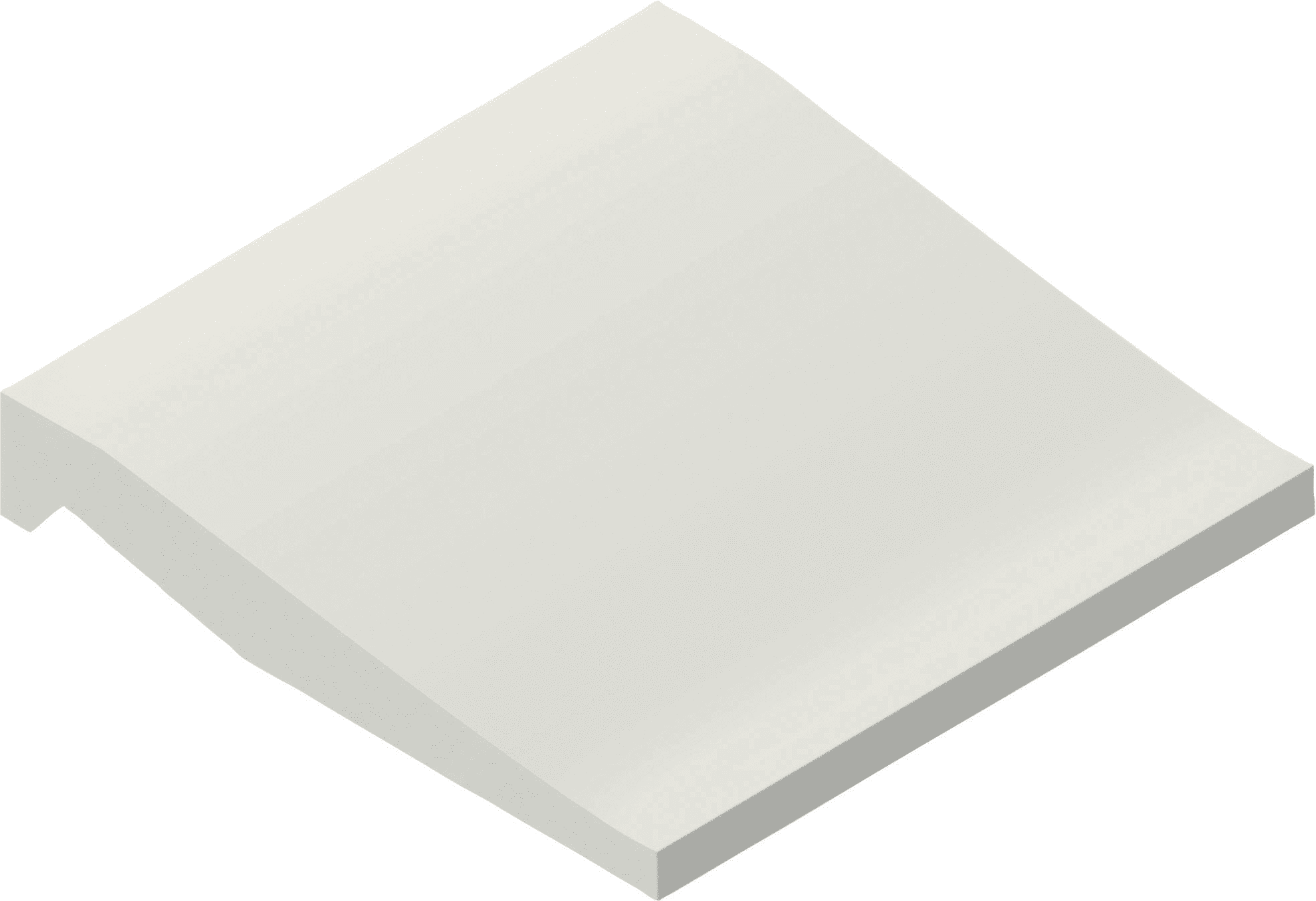 Villeroy & Boch Douchebakplint Pro Architectura 3.0 Neutral White 10x10cm Mat R10 3007C3000010