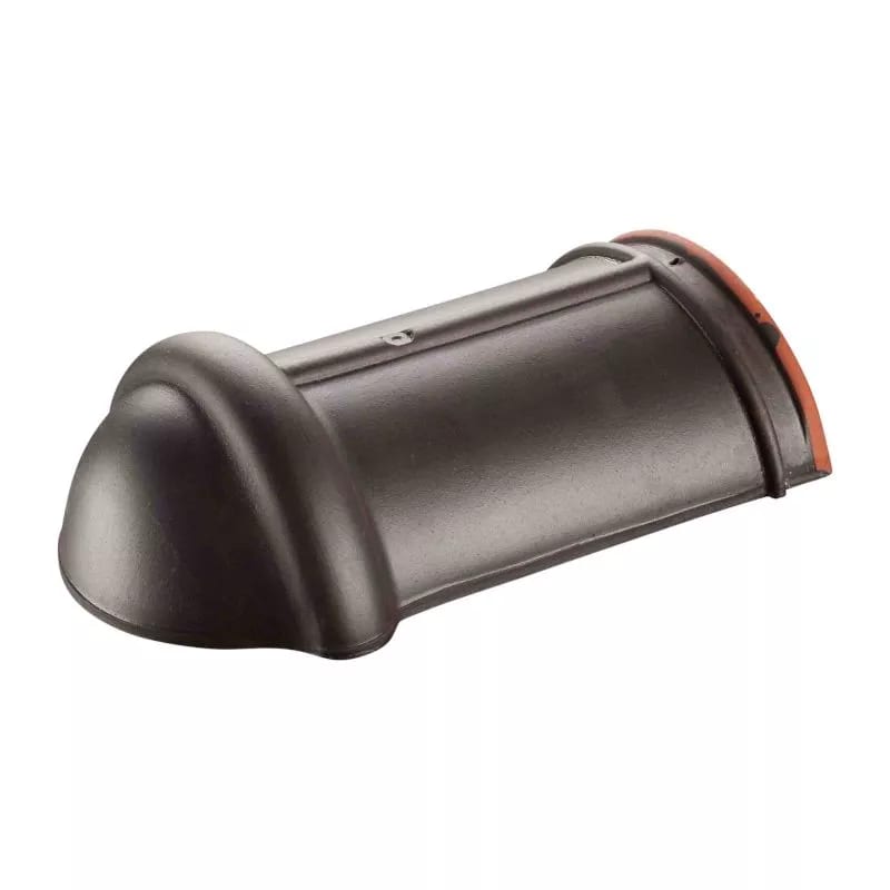 Wienerberger Halfronde Beginkepervorst Vario 225mm Zwartbruin Engobe 737 Deest