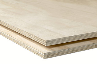 Radiata Pine CP/C 18mm 244x122cm Underlayment Rechtkantig FSC Mix 70%