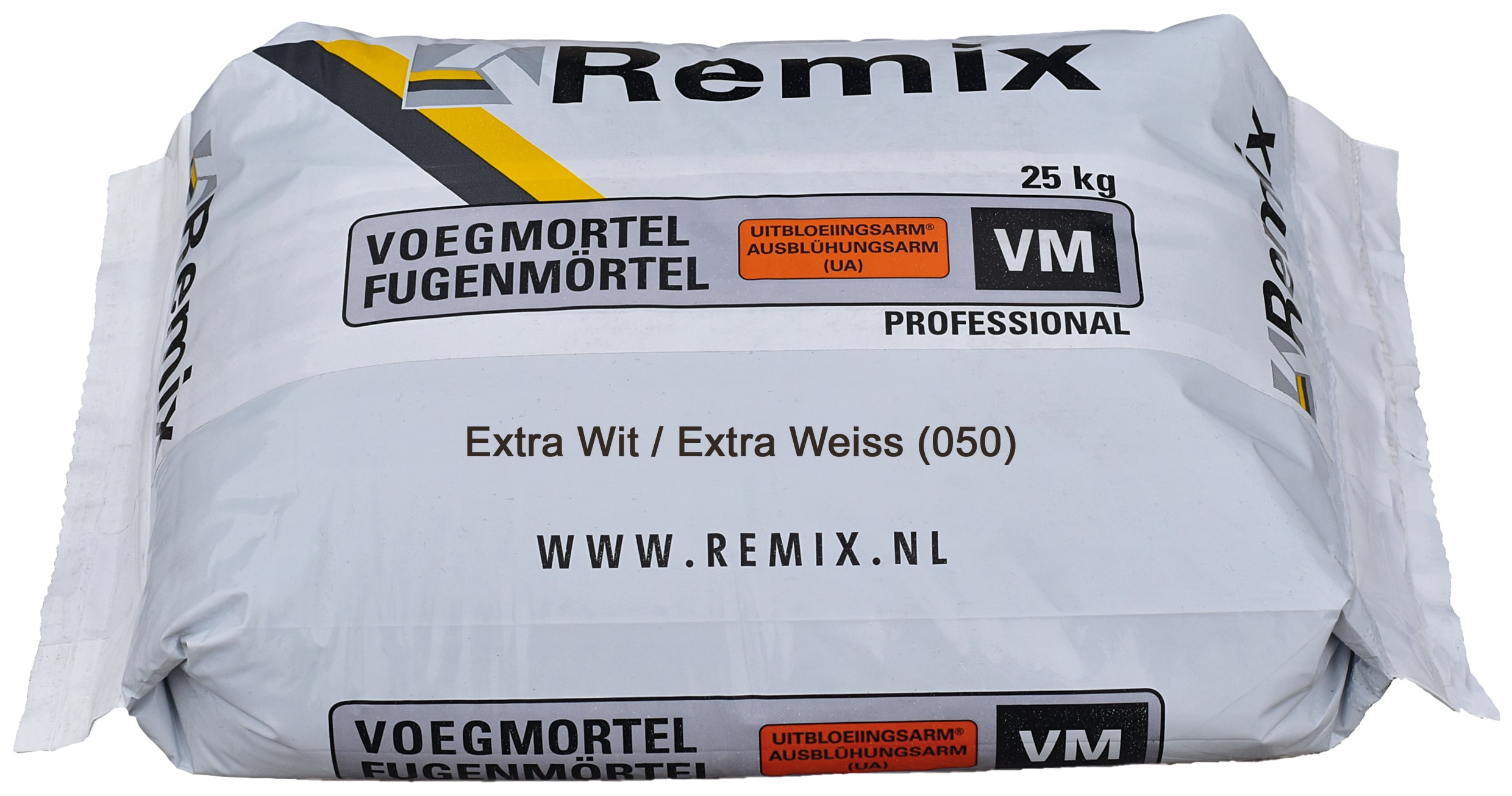 Remix Voegmortel Uitslagarm VM 25kg Extra Wit 050