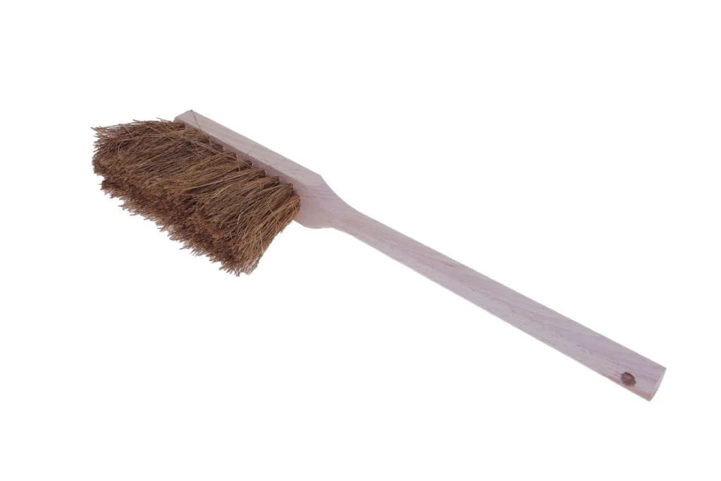 Bouwstoffer Cocos Ongelakt Met Lange Steel