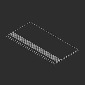 Product afbeelding voor Traptrede Factor Snow 30x60cm Mat