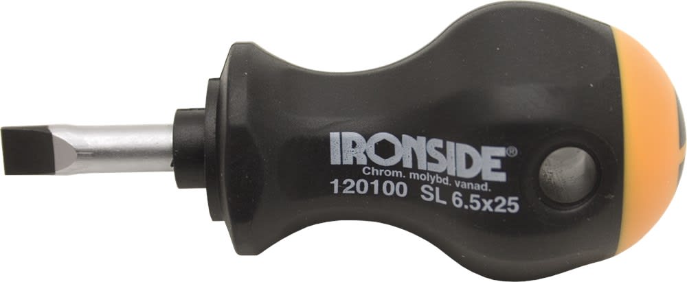 Ironside Schroevendraaier 6.5x25mm Stubby