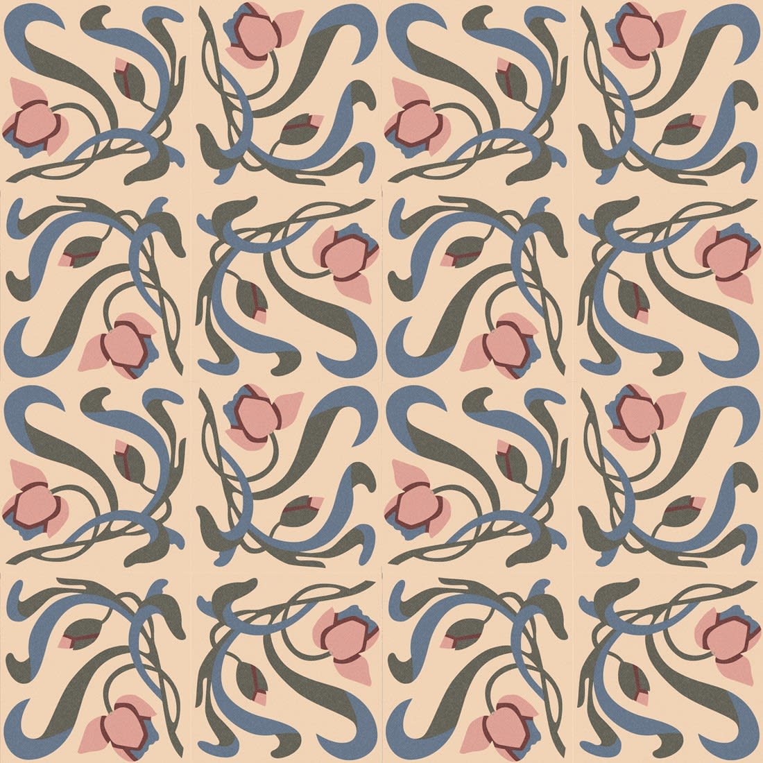 Product afbeelding voor Decortegel Bel Histoire Odette 15x15cm 8mm Mat Gerectificeerd R10