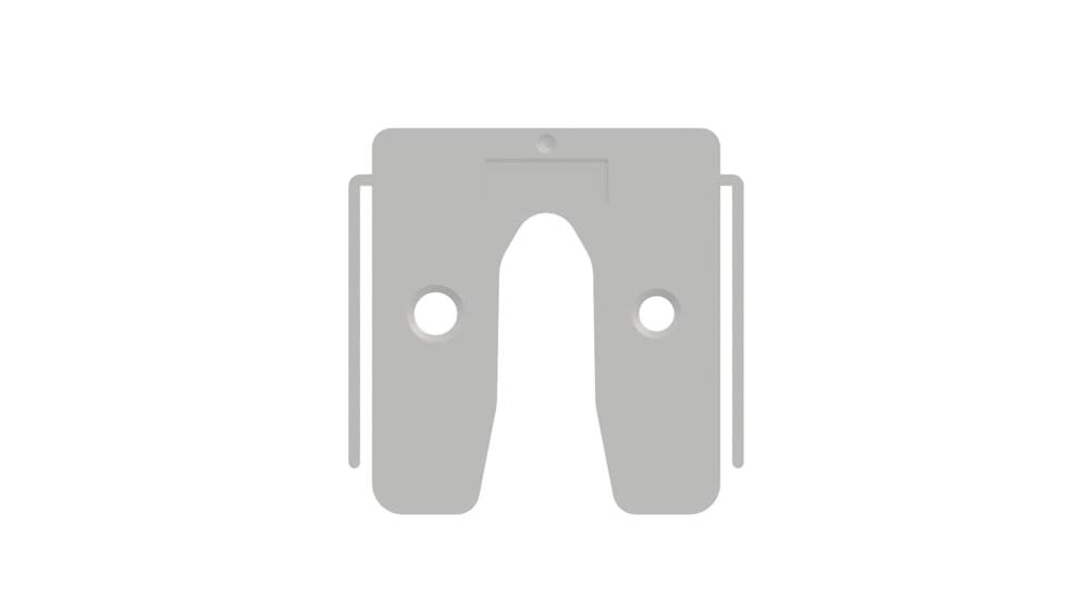 GB Uitvulplaat 1mm Transparant Met Stelpootjes 128st 34501B