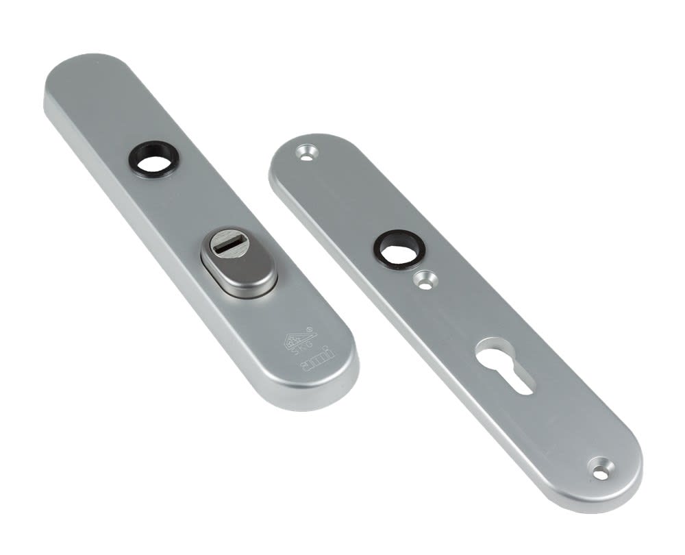 AMI Veiligheidslangschild 250/50/15 Ovaal PC55 Aluminium F1 Met Kerntrekbeveiliging