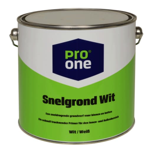 ProOne Snelgrond 2.5L Wit