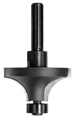 Trasco Afrondfrees Hardmetaal Radius 15mm Met Kogellager 14mm Aansluiting 8mm