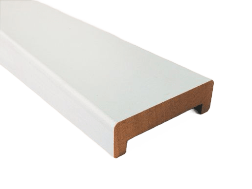 MDF Gibodekker 28x120mm 305cm Wand 10cm Wit FSC Mix 70%