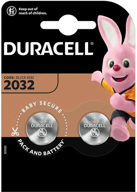 Product afbeelding voor Duracell Knoopcel Batterij Specialy Lithium 3V DL2032 2St