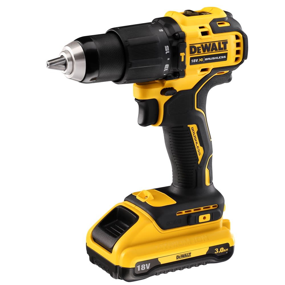 DeWALT Accu Klopboorschroefmachine DCD709L2T 18V Compact 2x3,0Ah In Tstak Koffer